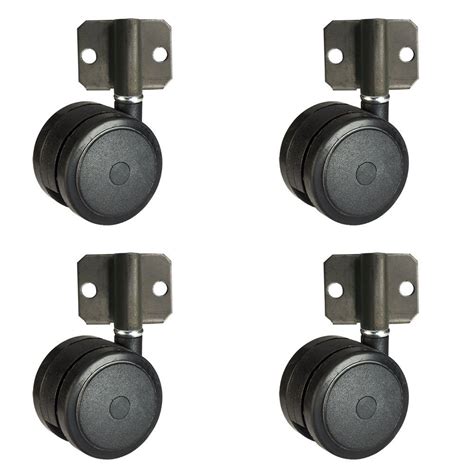 side mounted caster wheels